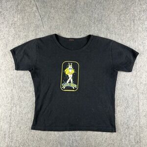 Vintage 1998 Sailor Moon Anime T Shirt Fashion Victim Women's Medium Black RARE‎